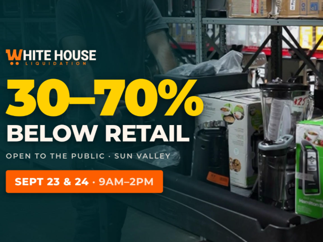 Sep 23 & Sep 24 - Liquidation Sale Event | (323) 219-6596 | https://whitehouseliquidation.com/ Sep 23 & Sep 24 - Liquidation Sale Event | (323) 219-6596 | https://whitehouseliquidation.com/